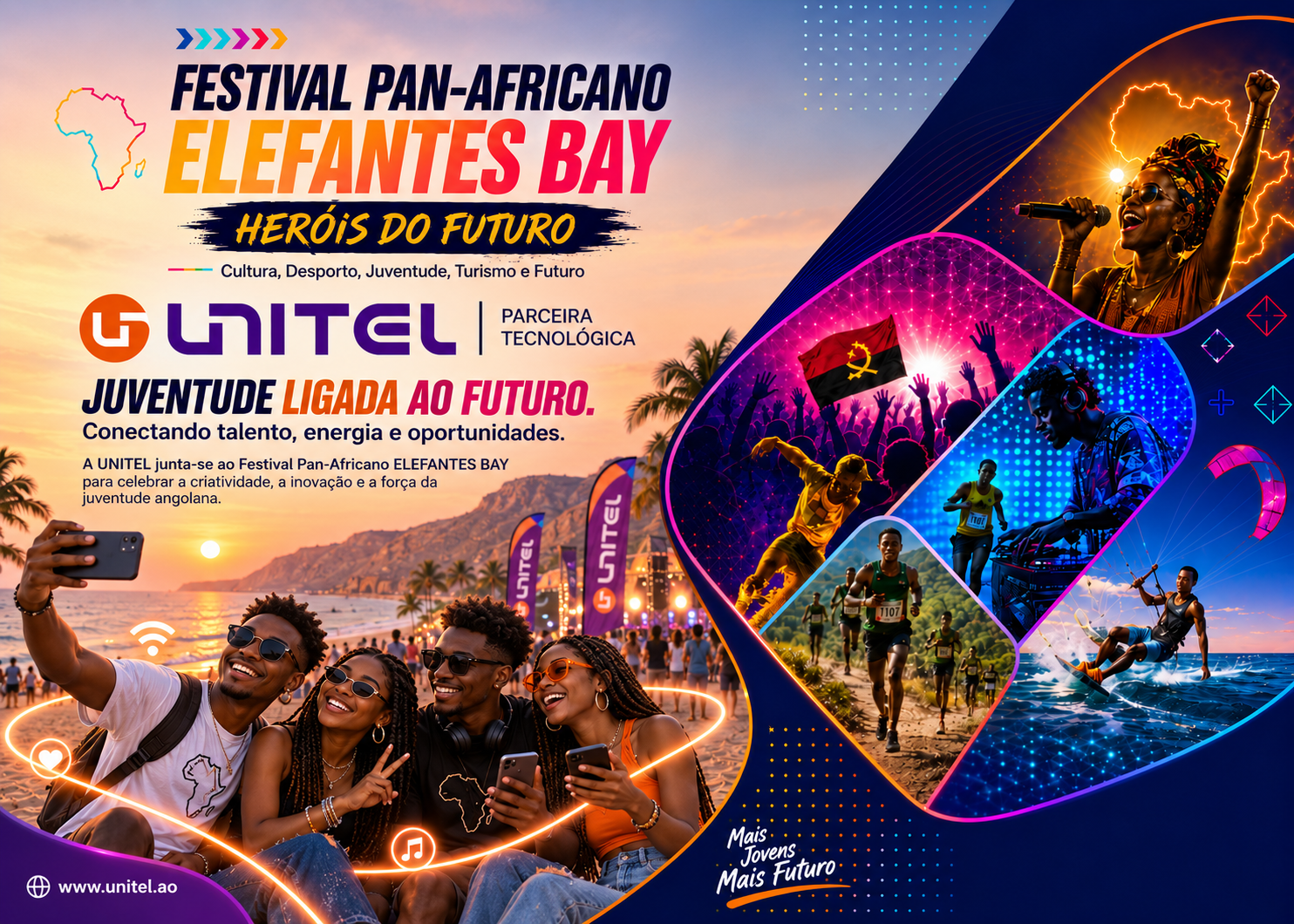 UNITEL creative as Technology Partner of the Elefantes Bay Festival