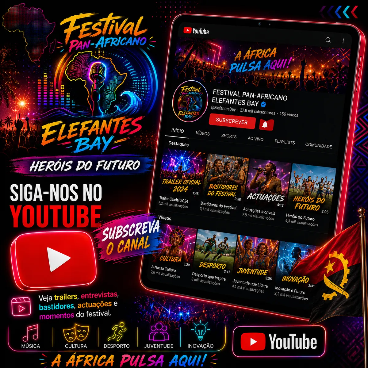 Canal YouTube do Festival ELEFANTES BAY